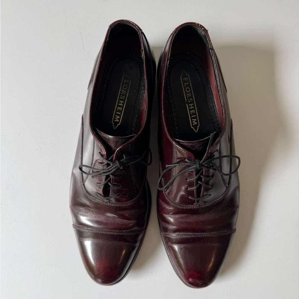 Florsheim Men's Dark Burgundy Oxfords